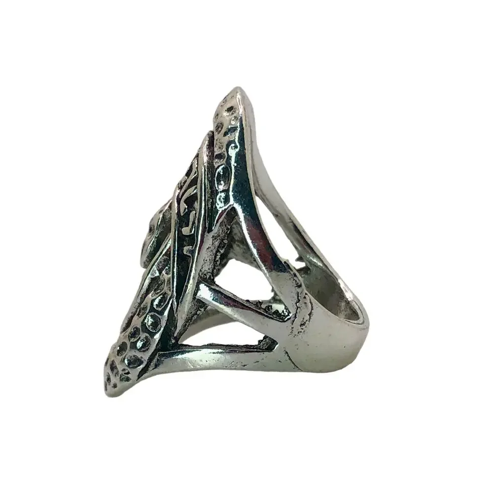 Silver Boho Ring - Size 6